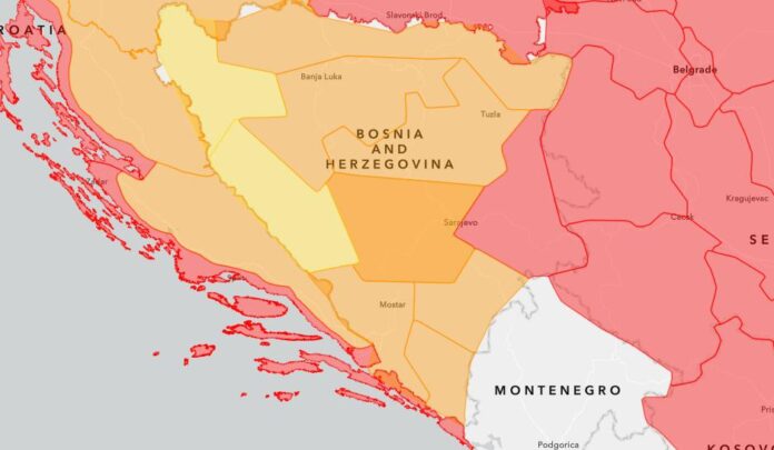 vremenska prognoza, meteoalarm, crveno upozorenje, visoke temperature