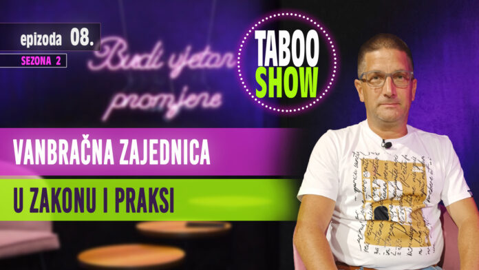 Naslovna fotografija osme epizode podcasta Taboo Show RTV Slon