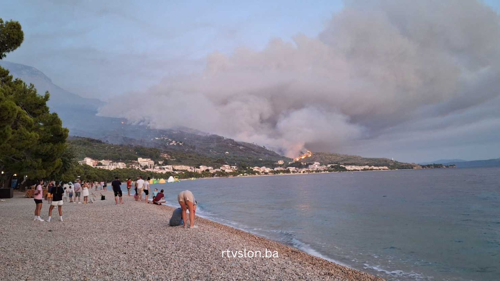 požar, Dalmacija, požar Dalmacija, Tučepi