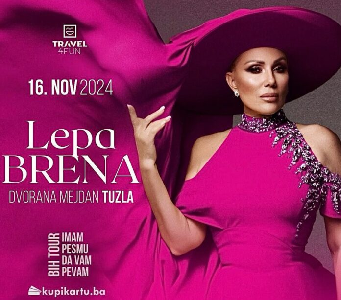 Lepa Brena, koncert Lepe Brene u Tuzli