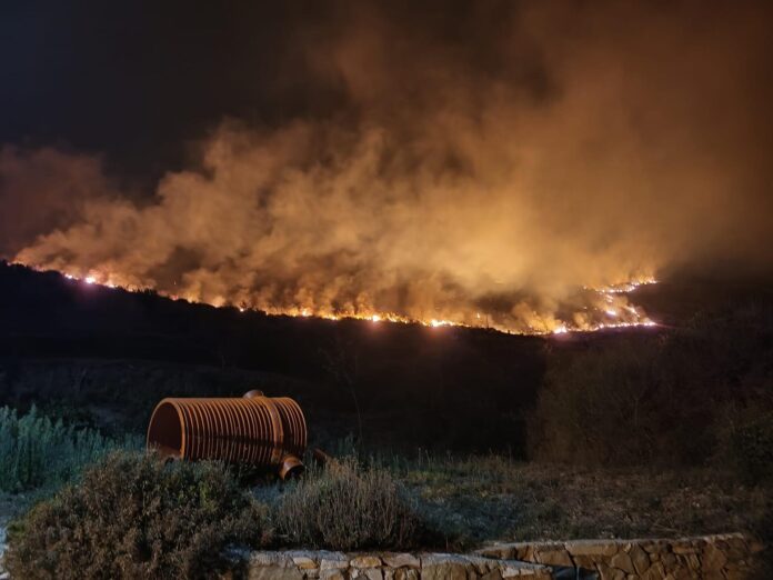 požari, požar Dalmacija