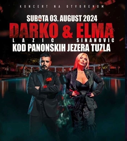 koncert Darka Lazića, dojava bombe, Panonska jezera, koncert Elme Sinoanović i dojava bombe u Tuzli