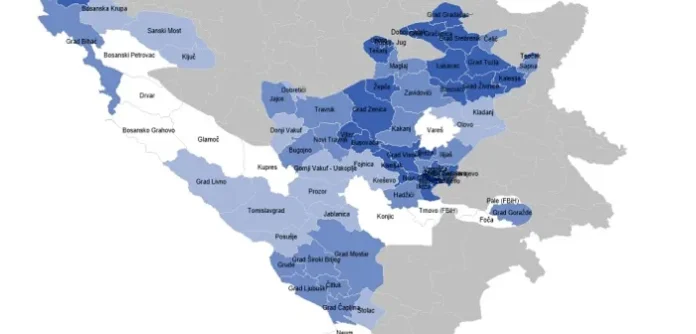 Stepen razvijenosti općina i gradova u FBiH