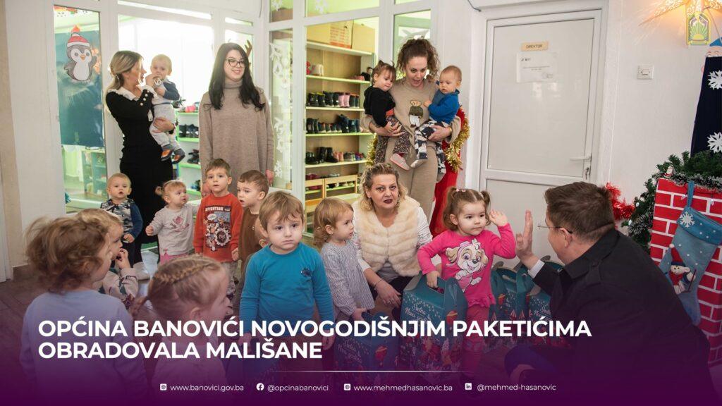 Načelnik Općine Banovići uručio paketiće djeci