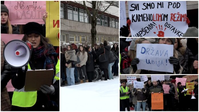 Studentski protesti u Sarajevu