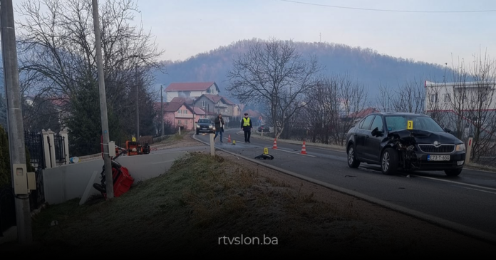 U saobraćajnoj nesreći u Tojšićima povrijeđena jedna osoba