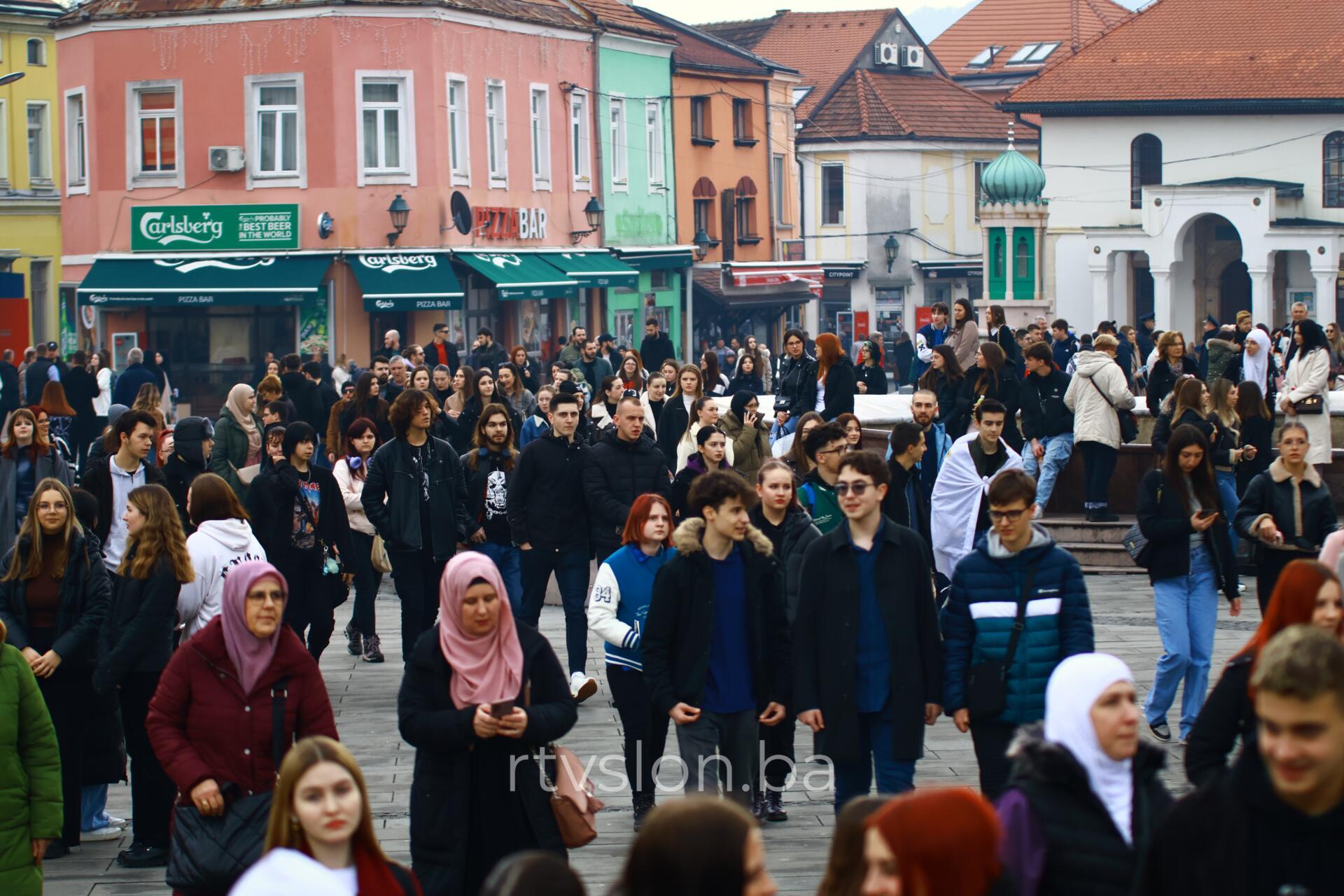 Protesti studenata u Tuzli