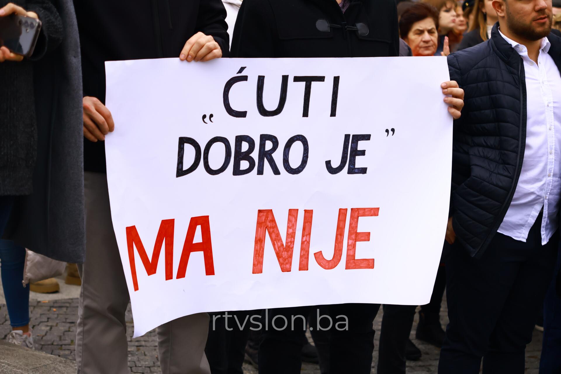 Protesti studenata u Tuzli