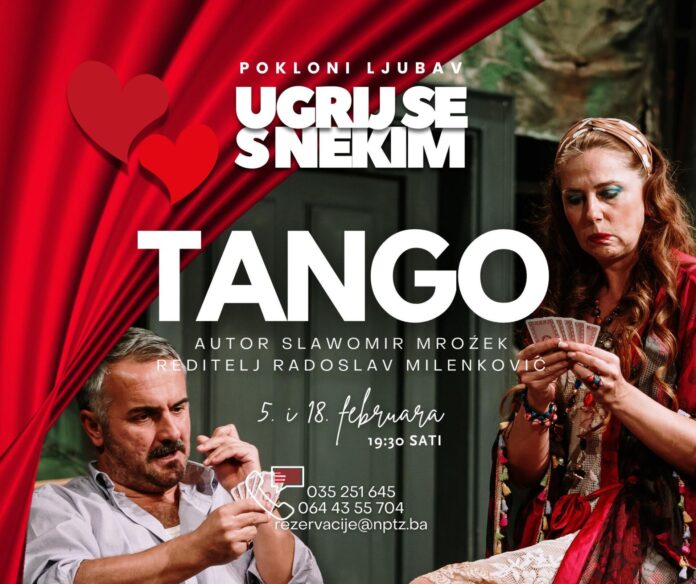 TANGO u Narodnom pozorištu Tuzla – Mjesec ljubavi uz poseban poklon za publiku!